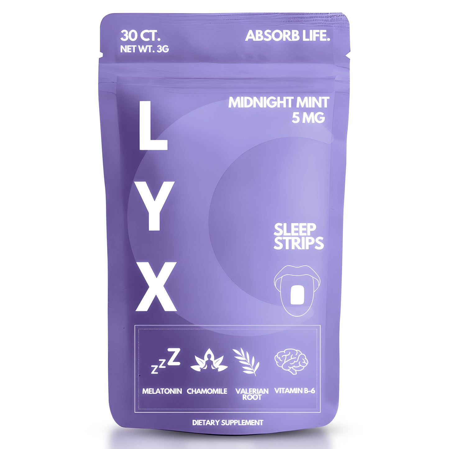 LYX Fast-Acting Melatonin Strips – Sleep Support